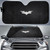Batman Logo Car Sun Shade 3D Printed In Black Background