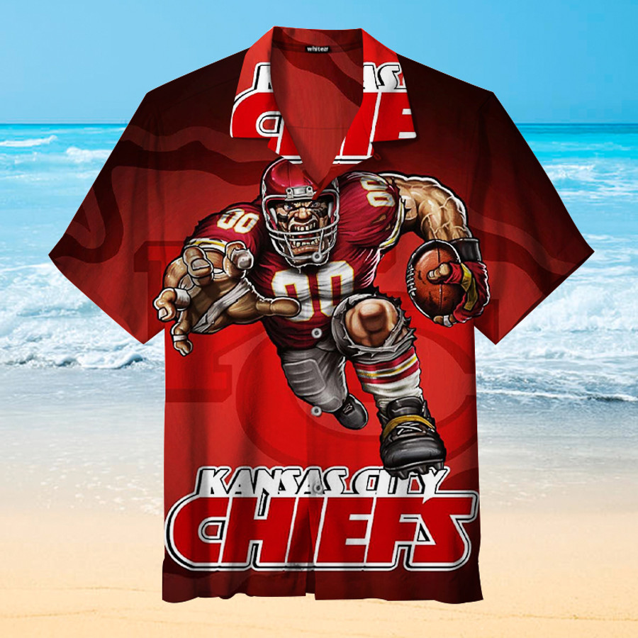 Kansas Chiefs Rugby Hawaiian Shirt 3D All Over Print Men Women Unisex Model 54