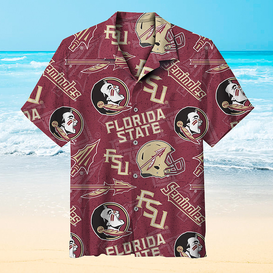 Florida State University Fashion Hawaiian Shirt 3D All Over Print Men Women Unisex Model 251