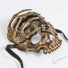 Skull Gold Skeleton Pirate Masquerade Mask