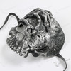 Skull Silver Skeleton Pirate Masquerade Mask