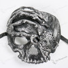 Skull Silver Skeleton Pirate Masquerade Mask