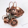 Steampunk Goggles Gas Mask with LED Light Copper