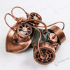 Steampunk Goggles Gas Mask with LED Light Copper