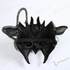 Fire Demon Steampunk Goggles Mask Silver