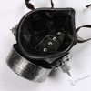 Steampunk Single Respirator Cosplay Gas Mask Black Silver
