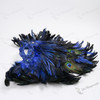 Venetian Carnival Laces Top Feather Luxury Eye Masquerade Mask Blue
