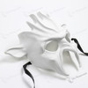 Fire Demon Masquerade Mask Matte White
