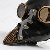 Steampunk Full Face Plague Doctor Mask - Black