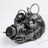 Steampunk Goggles Gas Full Face Mask - Silver
