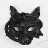 Wild Wolf Animal Steampunk Full Face Masquerade Mask - Black