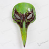 Raven Skull Bird Nose Alien Masquerade Mask - Green