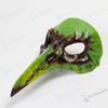 Raven Skull Bird Nose Alien Masquerade Mask - Green