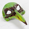 Raven Skull Bird Nose Alien Masquerade Mask - Green