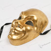 Venetian Volto Joker Full Face Mask - Gold