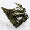 Batman Half Face Masquerade Mask Camo Green