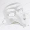 Pantalone Venetian Masquerade Mask Plain White