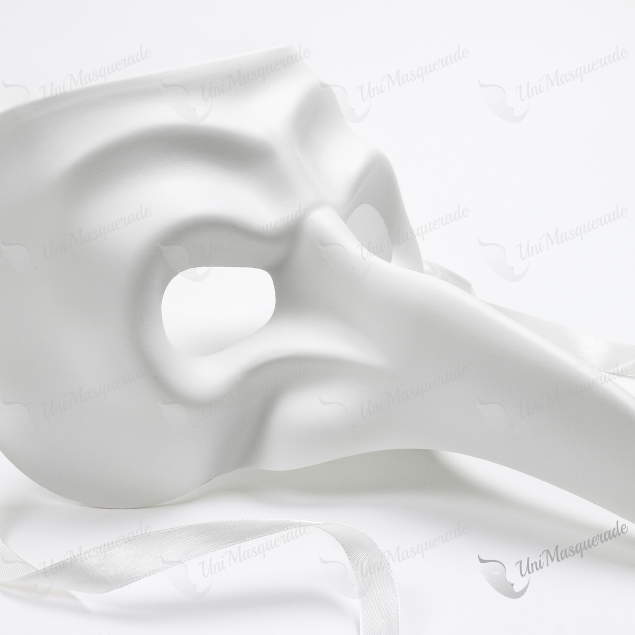 Mezza Grezzo - Blank White Masks for Decorating