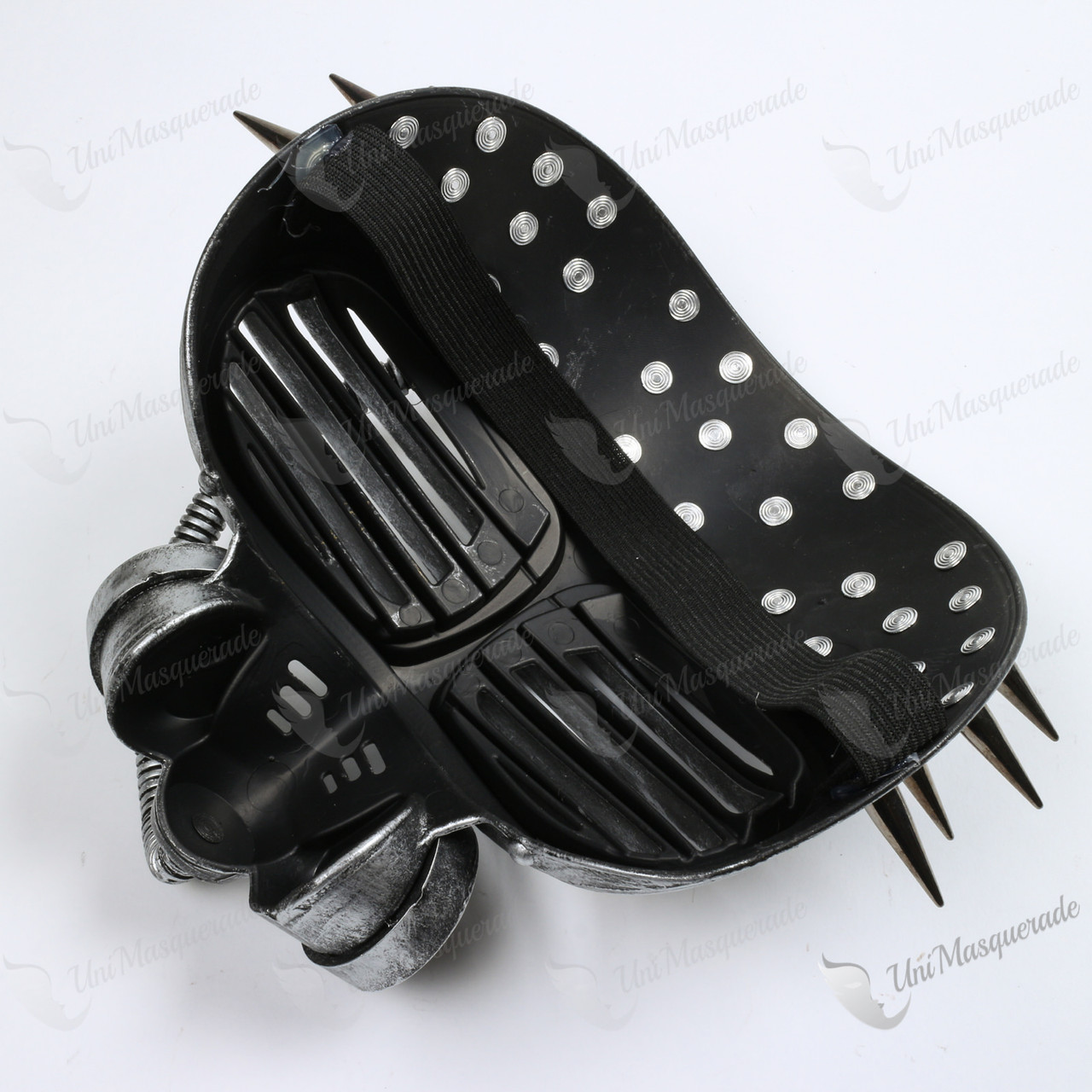 Steampunk Cyborg Respirator Silver Masquerade Mask