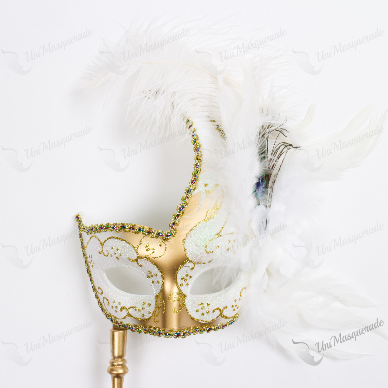 ベネチアンマスク Colombina Macrame Gold