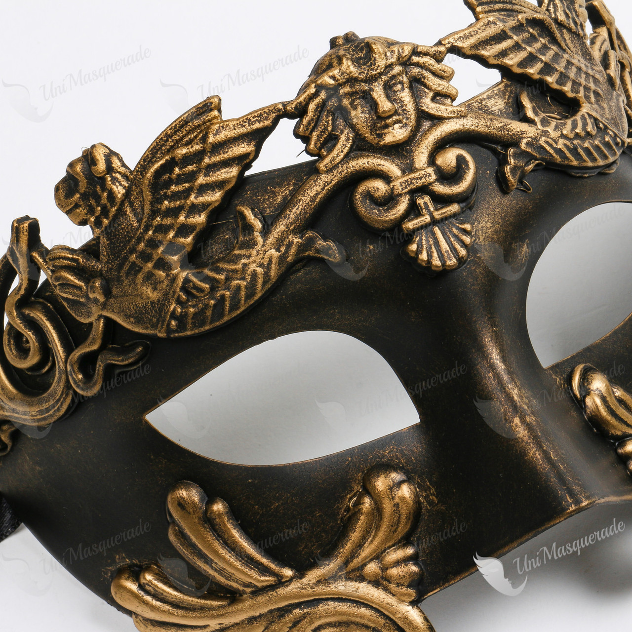 black and gold masquerade party