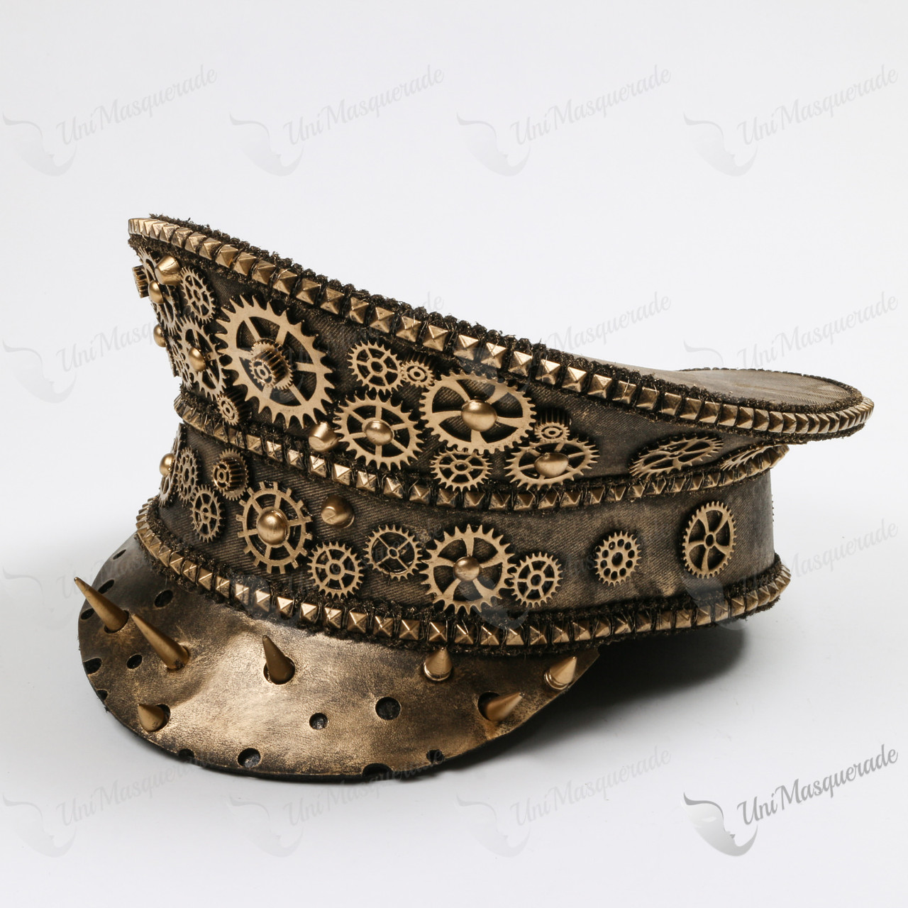 Steampunk Burning Man Spike Captain Hat 