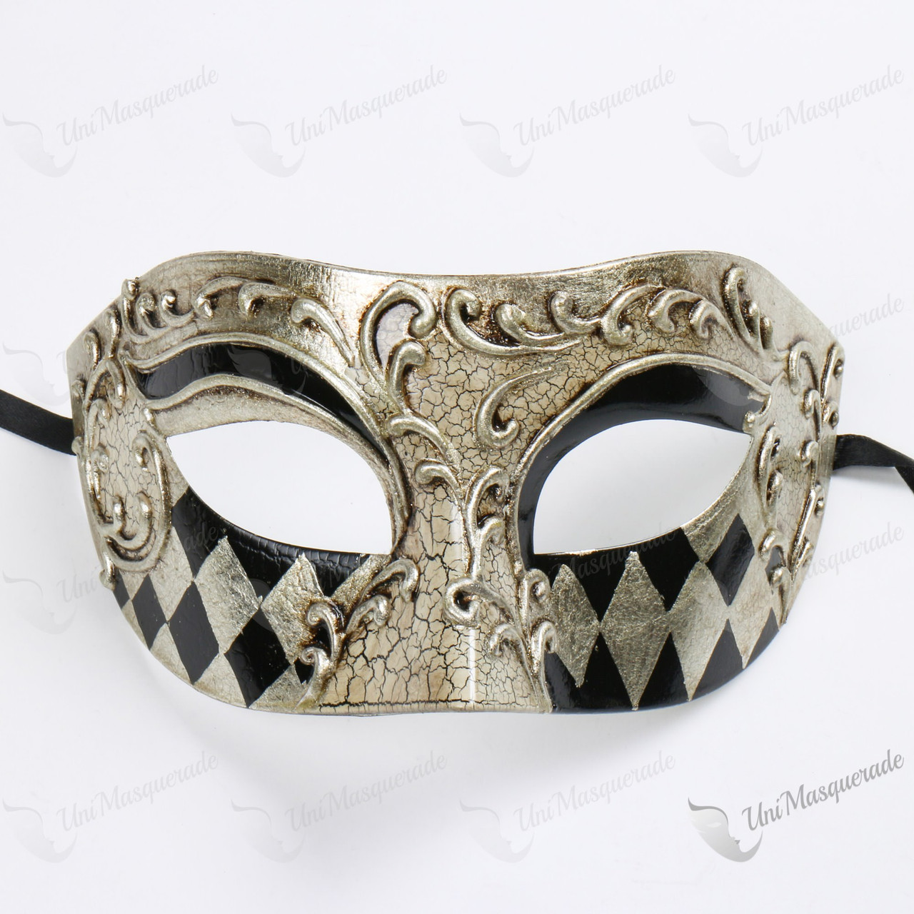 Venetian Full Face Masquerade Volto Party Prom Mask Coplay - Gold & Silver