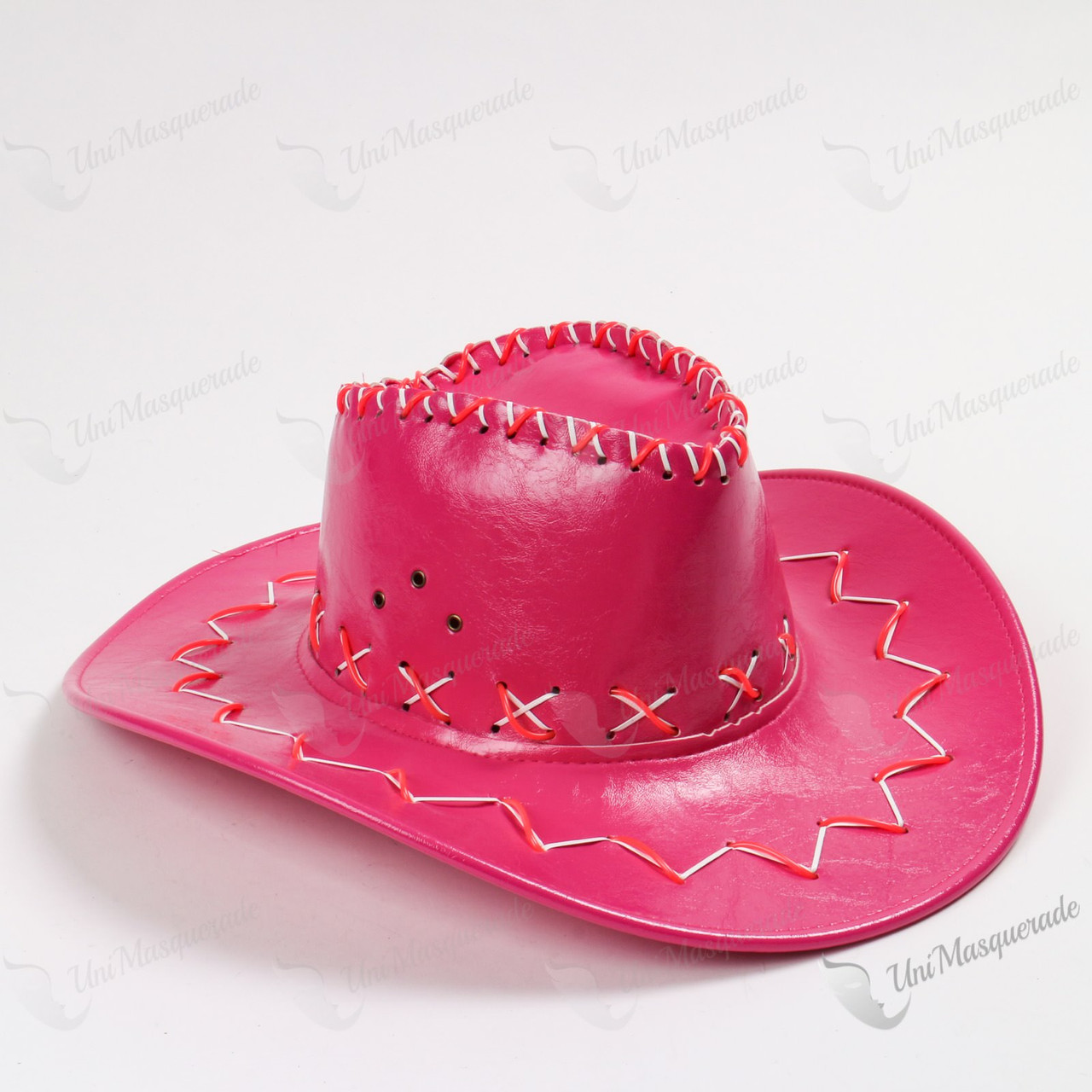 Neon Light Up Cowboy Hat - Pink 