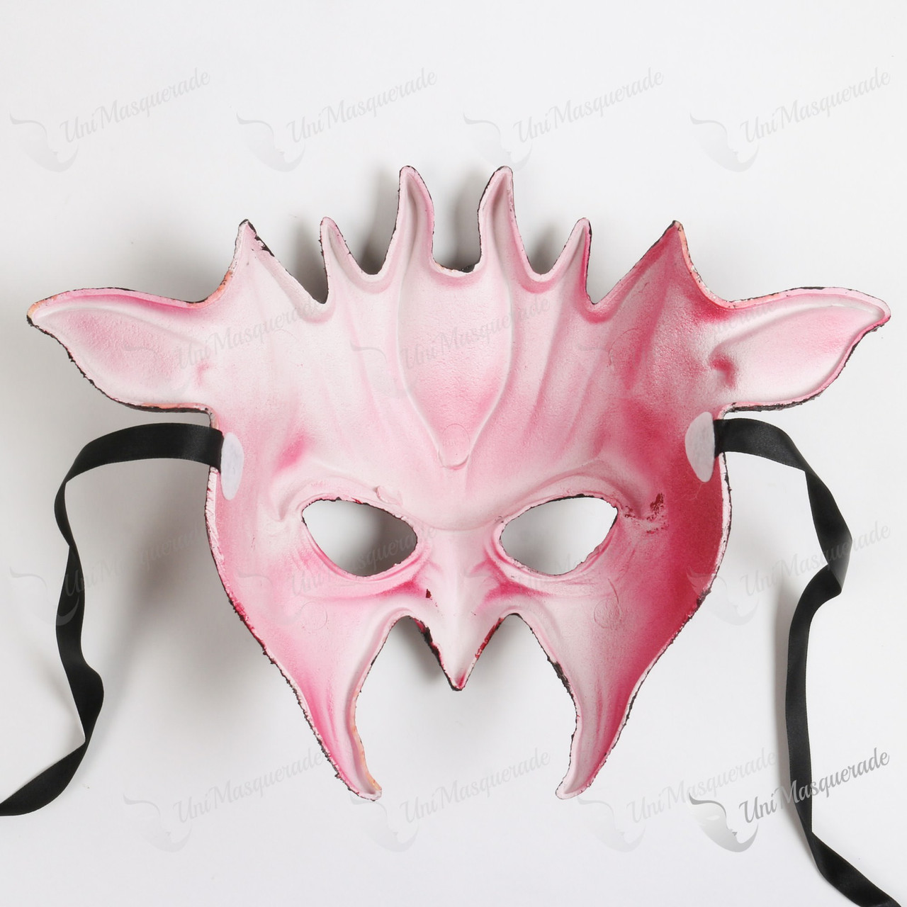 Fire Demon Masquerade Mask Bloody Red