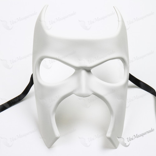 Batman Full Face Masquerade Mask White