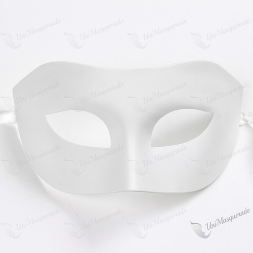 Venetian Full Face Half Crack Masquerade Mask Black - Unimasquerade