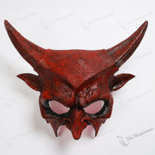 Seglorwy Devil Full Face Skull Masquerade Mask Men Women Halloween Party Metal Venetian Mask with Rhinestone