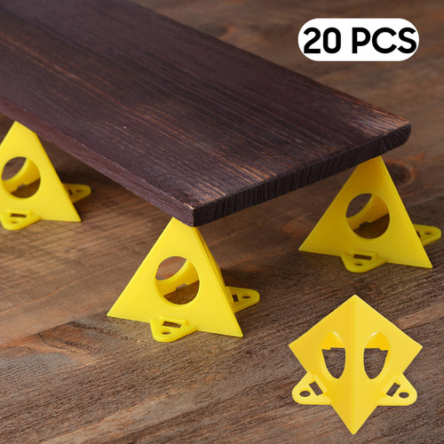 20 PCS Stackable Painting Stands Mini Cone Paint Rack Canvas Cabinet Doors Riser Support for Shutters Furniture Crafts Moldings
