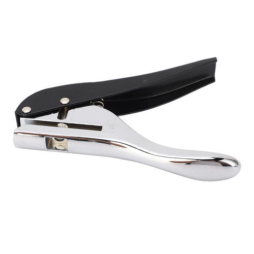 Heavy Duty Single Circle Hole Punch 6mm Dia Round Hand Held for Paper ID Cards PVC Cards Badge Photos