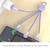Multi Charging Cable Silicone Keychain 3 in 1 Charge Cable Compatible for Micro USB/Type C