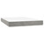 vidaXL Box Spring Bed with Mattress Light Gray Full Velvet