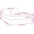 vidaXL Box Spring Bed with Mattress Light Gray Full Velvet