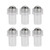 6 Pcs 5ml Portable Rollers Mini Essential Oil Bottles Storage Bag Travel Carrying Bags(Red)