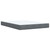vidaXL Posteľný rám boxspring s matracom tmavosivý 140x190 cm zamat