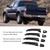 4 Pcs Car Door Handles 69217‑AE010 Black Auto Parts Replacement for Sienna 3.3L V6 2004‑2006