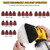 Detail Sander 13,000 OPM Compact Electric Sander with Dust Collector 220W 1.6Amp Power Sander with 20PCS Sanderpapers and Transparent Dust Box for Tight Spaces Woodworking