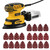 Detail Sander 13,000 OPM Compact Electric Sander with Dust Collector 220W 1.6Amp Power Sander with 20PCS Sanderpapers and Transparent Dust Box for Tight Spaces Woodworking