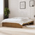 vidaXL Bed Frame without Mattress Honey Brown Solid Wood 140x200 cm