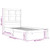 vidaXL Bed Frame without Mattress White 75x190 cm Small Single Solid Wood Pine