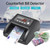 Mini UV Counterfeit Bill Detector EUR Money Counter Automatic Money Detection By UV MG IR Image Paper Quality Size Thickness Suitable for Shops Grocery Stores Restaurants Hotel Street Peddler Small Business