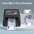 Mini UV Counterfeit Bill Detector EUR Money Counter Automatic Money Detection By UV MG IR Image Paper Quality Size Thickness Suitable for Shops Grocery Stores Restaurants Hotel Street Peddler Small Business