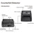 Mini UV Counterfeit Bill Detector EUR Money Counter Automatic Money Detection By UV MG IR Image Paper Quality Size Thickness Suitable for Shops Grocery Stores Restaurants Hotel Street Peddler Small Business