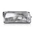 Pair Left & Right Front Fog Light H1 Base without Bulbs Replacement Kit for BMW E36 1992-1998