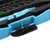 14PCS Wood Carving Knife Manual Sharpener Rubber Stamp Knives Carving Tools Set (Blue)