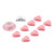 8Pcs Pink Heart Blanket Fixer Clip Bed Sheet Non-slip Fastener Quilt Cover Anti Move Buckle(#1)